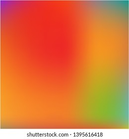 Stylish, fascinating psychedelic design. Vector illustration space. Startling splash and spreading spot. Orange unique vector texture of gradient colors.