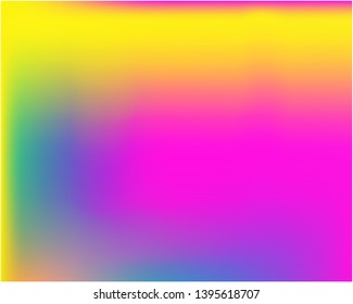 Stylish, fascinating psychedelic design. Vector illustration shape. Random splash and spreading spot. Pink unique vector texture of gradient colors.