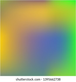 Stylish, fascinating psychedelic design. Vector illustration presentation. Strange splash and spreading spot. Green unique vector texture of gradient colors.
