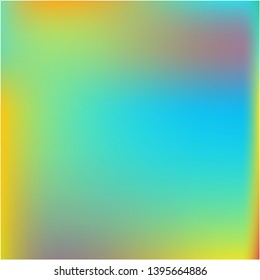 Stylish, fascinating psychedelic design. Vector illustration space. Strange splash and spreading spot. Blue unique vector texture of gradient colors.