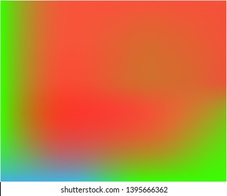 Stylish, fascinating psychedelic design. Vector illustration show. Random splash and spreading spot. Red unique vector texture of gradient colors.