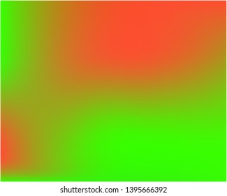 Stylish, fascinating psychedelic design. Vector illustration space. Random splash and spreading spot. Red unique vector texture of gradient colors.