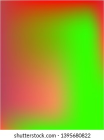 Stylish, fascinating psychedelic design. Vector illustration flyer. Pretty splash and spreading spot. Green unique vector texture of gradient colors.