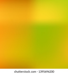 Stylish, fascinating psychedelic design. Vector illustration flat. Unreal splash and spreading spot. Orange unique vector texture of gradient colors.