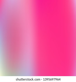 Stylish, fascinating psychedelic design. Vector illustration show. Graceful splash and spreading spot. Pink unique vector texture of gradient colors.