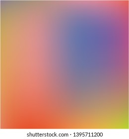 Stylish, fascinating psychedelic design. Vector illustration flyer. Random splash and spreading spot. Blue unique vector texture of gradient colors.