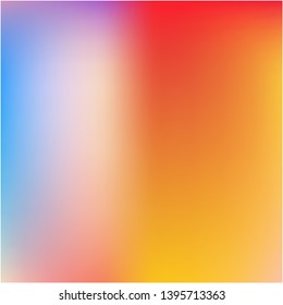 Stylish, fascinating psychedelic design. Vector illustration invite. Creative splash and spreading spot. Orange unique vector texture of gradient colors.