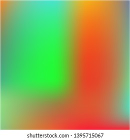 Stylish, fascinating psychedelic design. Vector illustration shape. Random splash and spreading spot. Red unique vector texture of gradient colors.