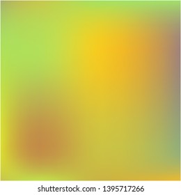 Stylish, fascinating psychedelic design. Vector illustration flat. Great splash and spreading spot. Yellow unique vector texture of gradient colors.