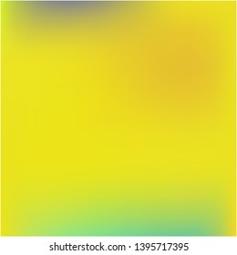 Stylish, fascinating psychedelic design. Vector illustration invite. Random splash and spreading spot. Yellow unique vector texture of gradient colors.