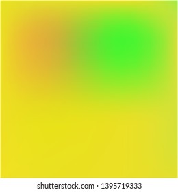 Stylish, fascinating psychedelic design. Vector illustration show. Strange splash and spreading spot. Yellow unique vector texture of gradient colors.