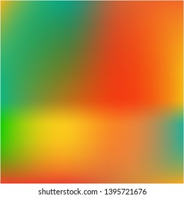 Stylish, fascinating psychedelic design. Vector illustration presentation. Graceful splash and spreading spot. Green unique vector texture of gradient colors.