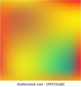 Stylish, fascinating psychedelic design. Vector illustration space. Unreal splash and spreading spot. Yellow unique vector texture of gradient colors.
