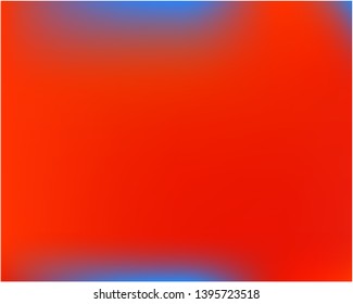 Stylish, fascinating psychedelic design. Vector illustration layout. Amazing splash and spreading spot. Red unique vector texture of gradient colors.