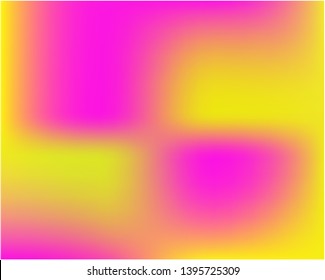 Stylish, fascinating psychedelic design. Vector illustration cover. Interesting splash and spreading spot. Yellow unique vector texture of gradient colors.