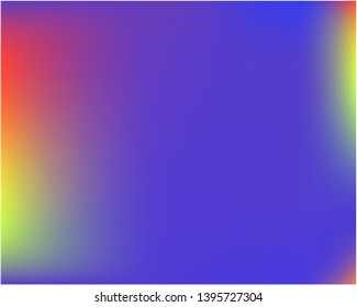 Stylish, fascinating psychedelic design. Vector illustration space. Random splash and spreading spot. Blue unique vector texture of gradient colors.