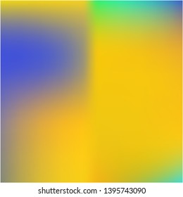 Stylish, fascinating psychedelic design. Vector illustration presentation. Unreal splash and spreading spot. Yellow unique vector texture of gradient colors.