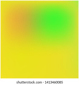 Stylish, fascinating psychedelic design. Vector illustration show. Strange splash and spreading spot. Yellow unique vector texture of gradient colors.
