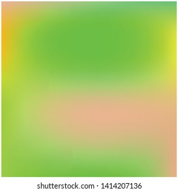Stylish, fascinating psychedelic design. Vector illustration cover. Random splash and spreading spot. Green unique vector texture of gradient colors.