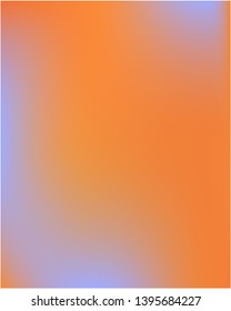 Stylish, fascinating psychedelic Gradient mesh design. Magic splash and spreading spot. Vector illustration space. Orange unique vector texture of gradient colors.