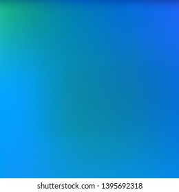 Stylish, fascinating psychedelic gradient mesh design. Graceful splash and spreading spot. Vector illustration concept. Blue unique vector texture of gradient colors.
