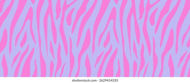 stylish fashion animal print banner with zebra skin pattern. Wallpaper, card, poster, abstract backgrounds and template design