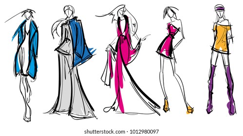 1,667,438 Fashion Design Sketch Images, Stock Photos & Vectors ...