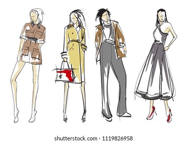 24,492,337 Fashion illustration vector Images, Stock Photos & Vectors ...