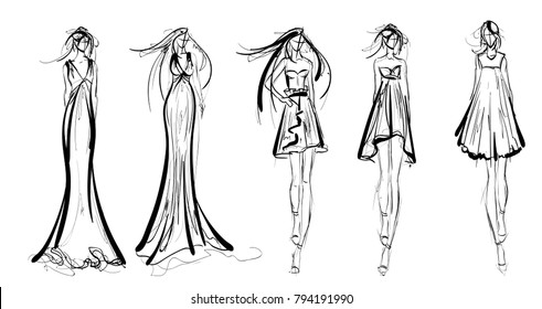 Fashion Drawing Images Stock Photos Vectors Shutterstock