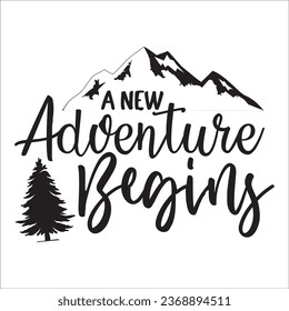 Stylish , fashionable  and awesome Adventure typography art and illustrator