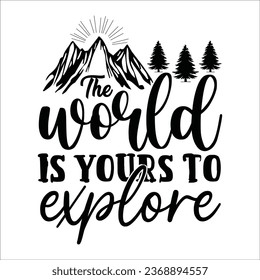 Stylish , fashionable  and awesome Adventure typography art and illustrator