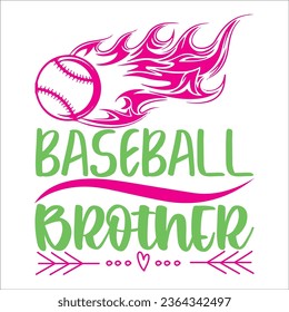Stylish , fashionable  and awesome Baseball  typography art and illustrator