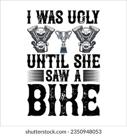 Stylish , fashionable  and awesome Biker and motorcycle typography  illustrator