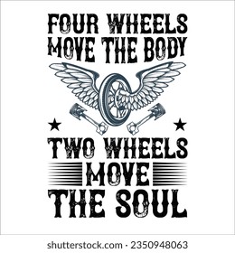 Stylish , fashionable  and awesome Biker and motorcycle typography  illustrator