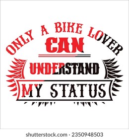 Stylish , fashionable  and awesome Biker and motorcycle typography  illustrator