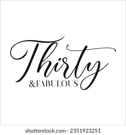 Stylish , fashionable  and awesome birthday quotes typography  illustrator