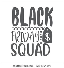 Stylish, fashionable  and awesome black friday  typography  illustrator