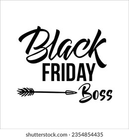 Stylish, fashionable  and awesome black friday  typography  illustrator