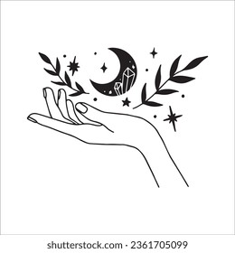 Stylish , fashionable  and awesome boho typography art and illustrator