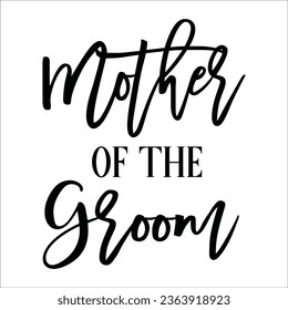 Stylish , fashionable  and awesome bridal party  typography art and illustrator