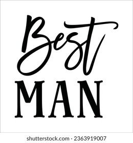 Stylish , fashionable  and awesome bridal party  typography art and illustrator
