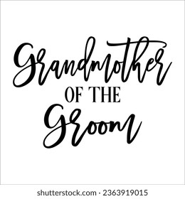 Stylish , fashionable  and awesome bridal party  typography art and illustrator