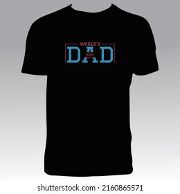 Stylish Father's Day T Shirt Design. 