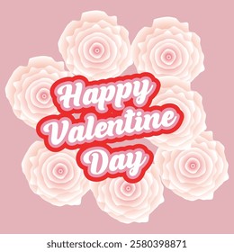 Stylish and Festive Valentine’s Day Apparel with a Colorful, Hand-Drawn Typography and Heart Accents