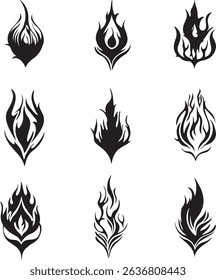 Stylish Fire Flame Tattoo Designs