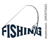 Stylish Fishing Typography, Creative Fishing Typography, Fishing Typography, Unique Typography, Trendy  Design, Graphic Tee Design, Fishing