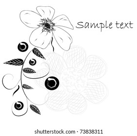 Stylish floral