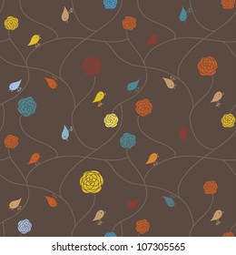 Stylish floral background