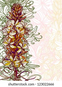 Stylish floral background