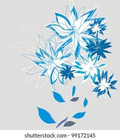 Stylish floral background